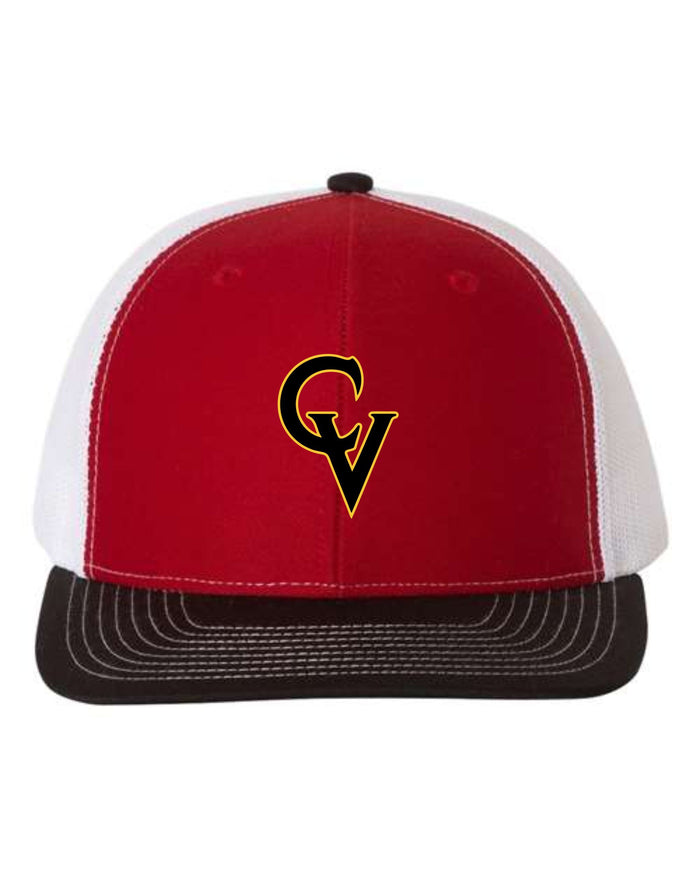 CV Softball Richardson Snapback Trucker Hat- Embroidered Design