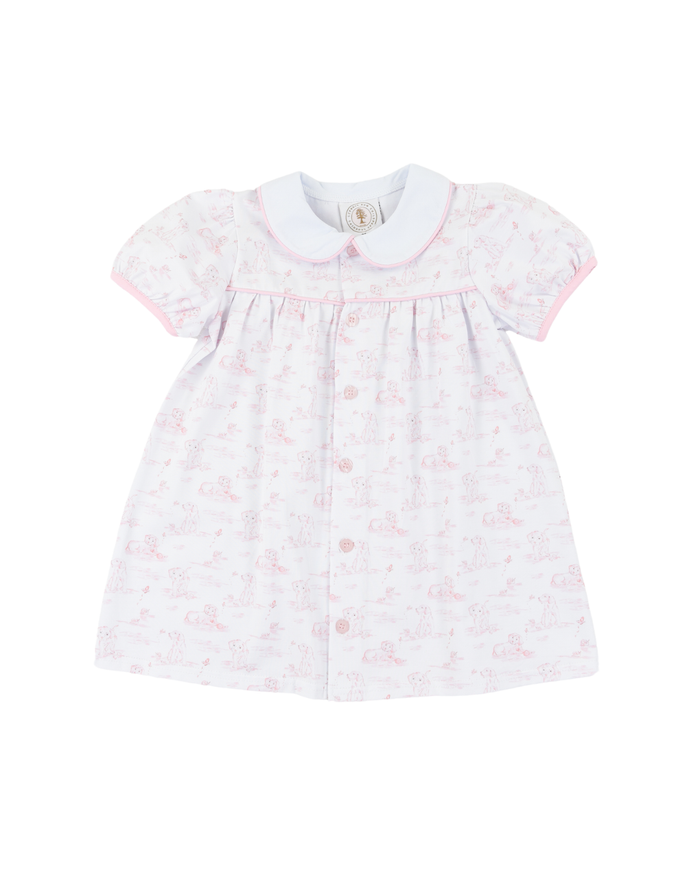 Cypress Row Snips and Snails Paisley Dress -Pink