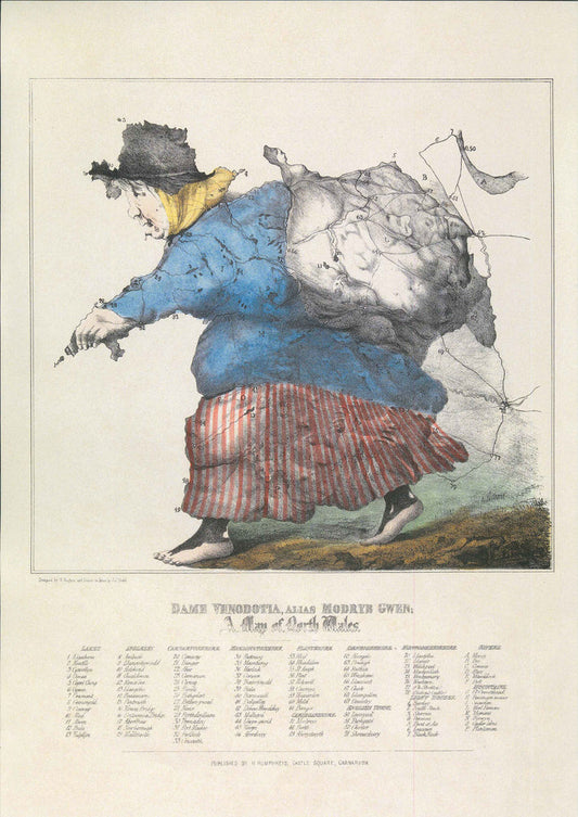 'Dame Venodotia, alias Modryb Gwen ' - Unmounted Print