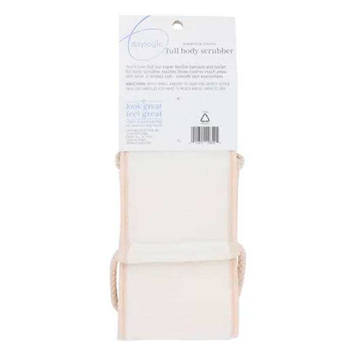 Daylogic Bamboo & Loofah Exfoliate Full Body Scrubber