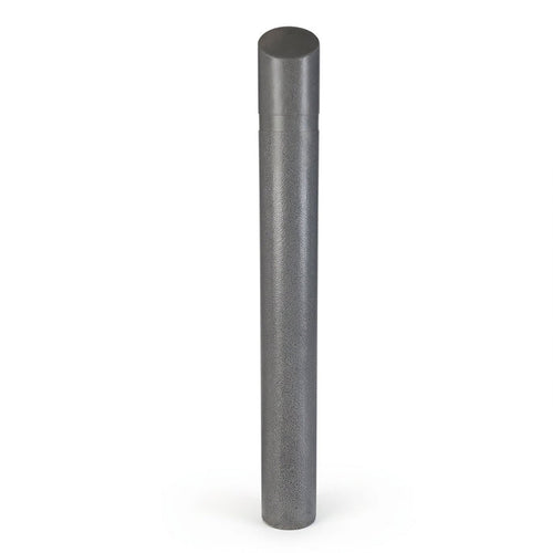 Decorative Slant Top Bollard Cover - Charcoal Gray Granite