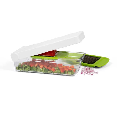 Deluxe Veggie Dice and Chop Chopper/ Dicer with 2 Cutting Options