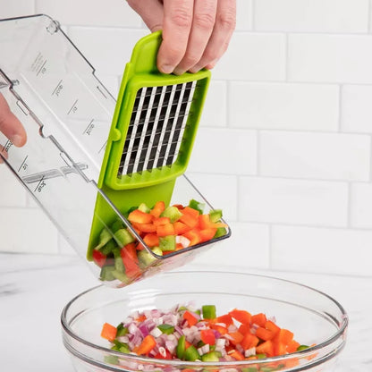 Deluxe Veggie Dice and Chop Chopper/ Dicer with 2 Cutting Options