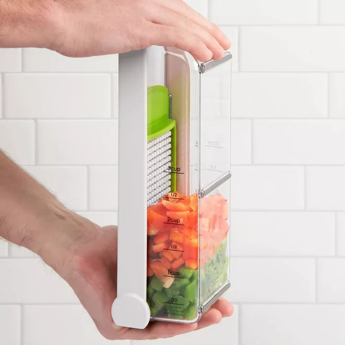 Deluxe Veggie Dice and Chop Chopper/ Dicer with 2 Cutting Options