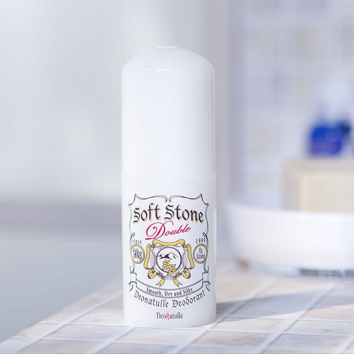 Deonatulle Deodorant Soft Stone White Deodorants & Antiperspirants Stick 20g