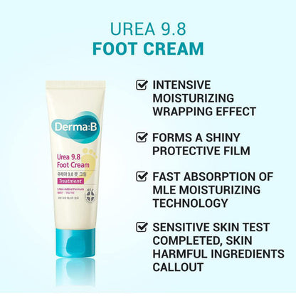 Derma:B Urea 9.8 Foot Cream 80 mL