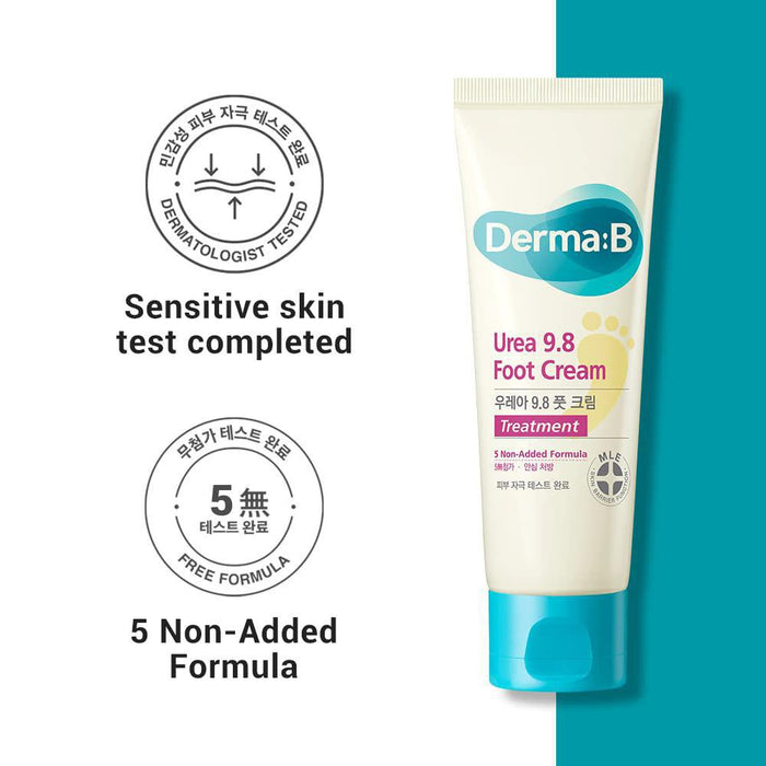 Derma:B Urea 9.8 Foot Cream 80 mL