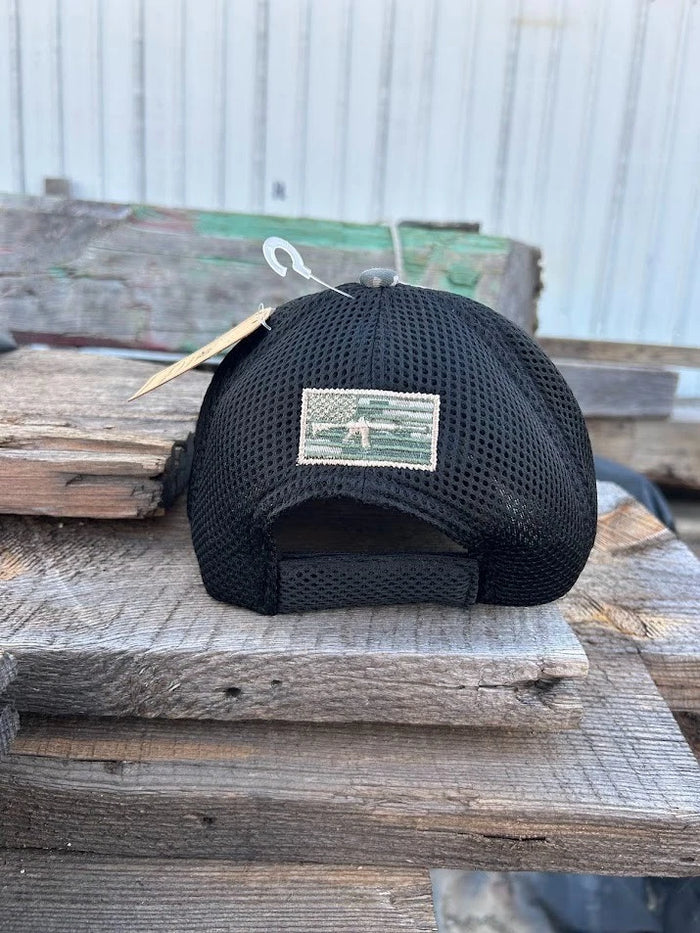 Digi Camo Ball Cap with Removable Gun Flag Patch