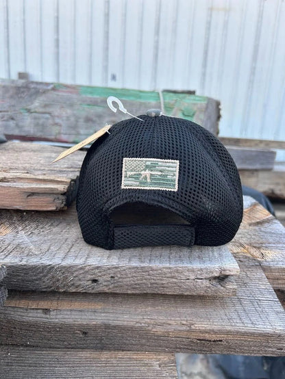 Digi Camo Ball Cap with Removable Gun Flag Patch