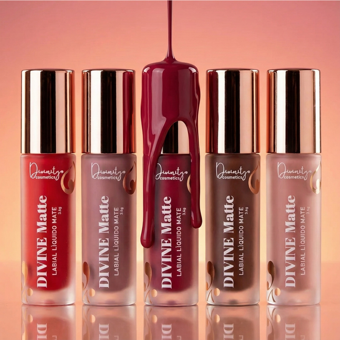 DIVINE MATTE LABIAL LÍQUIDO CREMOSO (03 Tentación)