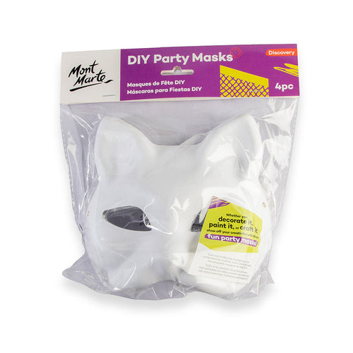 DIY Party Masks Discovery 4pc - Cat