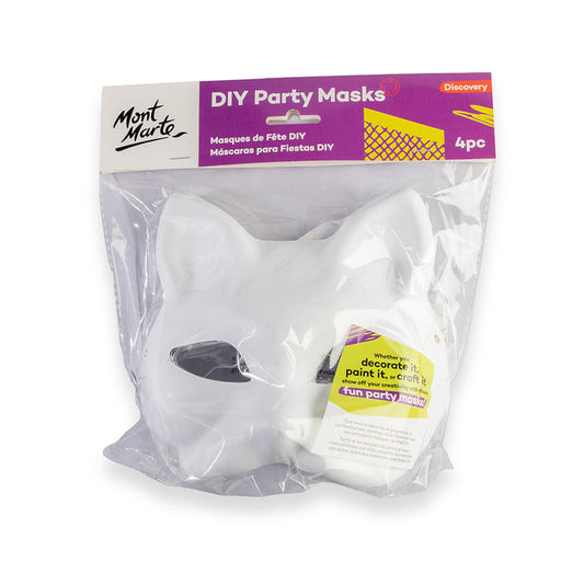 DIY Party Masks Discovery 4pc - Cat