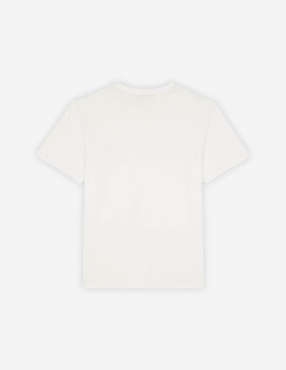 Double Monochrome Fox Head Patch Classic Tee-shirt white