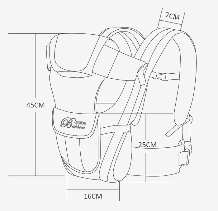 Double Shoulder Baby Carriers  Mother and Child Travel Supplies