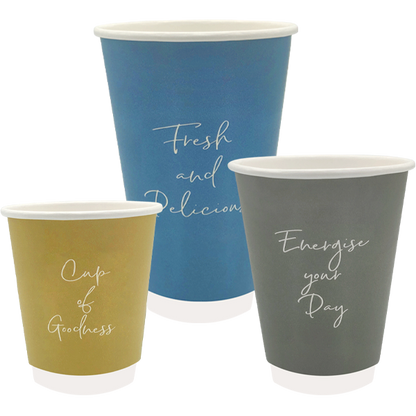 Go Pak Single Wall Paper Cups Signature Range Double Wall