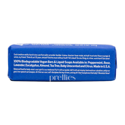 Dr.Bronner's ALL-ONE Organic Peppermint Bar Soap 140g