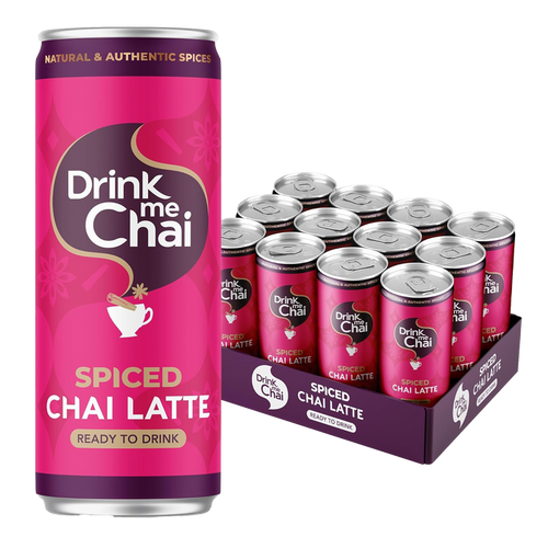 Drink Me Chai Spiced Chai Latte Ready To Drink Cans