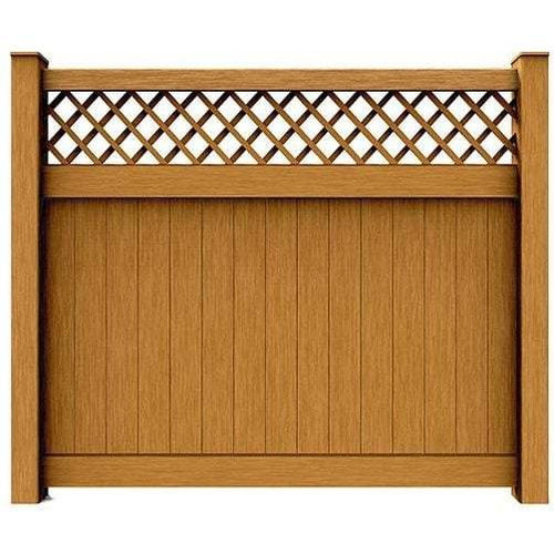 Durasheds DuraGrain Privacy w/ Lattice Fence Cedar