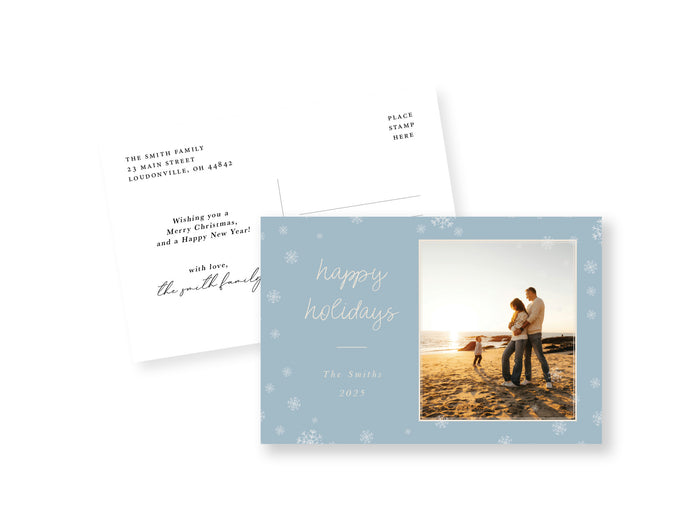 Dusty Blue Postcard