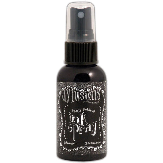 RANGER-Dylusions by Dyan Reaveley: Ink Spray. This ink spray is a concentrated colorant for use on porous surfaces. Use it on paper, canvas, wood, clay, and more to create fantastic cards, scrapbooking elements, journal pages, and mixed media projects. This package contains one spray bottle filled with 2 fl. oz. of ink. Available in a variety of colors (each sold separately). Acid free, non-toxic. Made in USA. Available at Embellish Away Located in Bowmanville Ontario Canada.