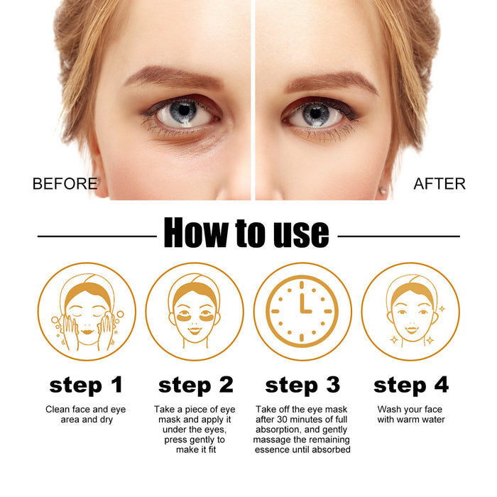 EELHOE 24k Gold & Collagen Eye Mask – Skin-Smoothing & Firming EELHOE COSMETICS