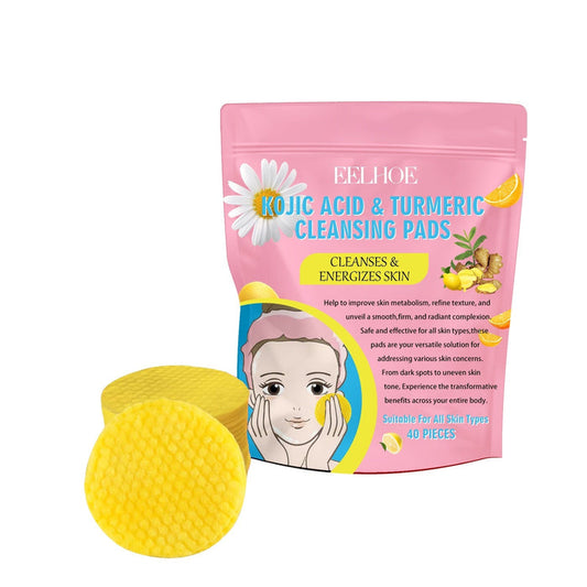 EELHOE Kojic Acid & Turmeric Cleansing Pads – Brighten & Even Skin Tone Cleansing pad 1PCS EELHOE COSMETICS
