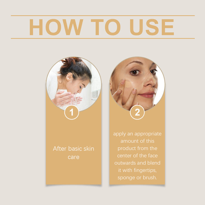EELHOE Liquid foundation Light Transparent Concealing Foundation Moisturizing Light EELHOE COSMETICS