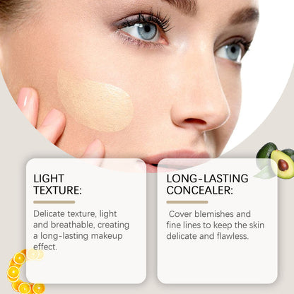EELHOE Liquid foundation Light Transparent Concealing Foundation Moisturizing Light EELHOE COSMETICS