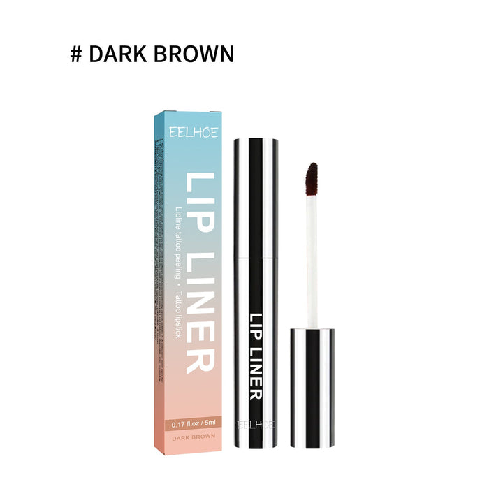 EELHOE Plump lip Outline Lips Liner Outline Waterproof Dark Brown EELHOE COSMETICS