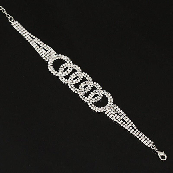 Elegant Trendy & Luxurious Women Fashion Wedding Jewelry Austrian Crystal Bracelet - EonShoppee