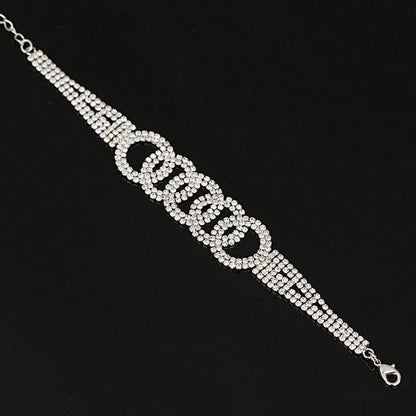 Elegant Trendy & Luxurious Women Fashion Wedding Jewelry Austrian Crystal Bracelet - EonShoppee