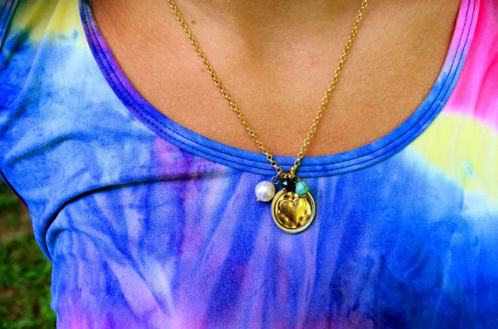 Elephant or Heart Charm Necklace