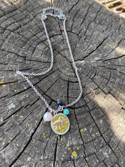 Elephant or Heart Charm Necklace