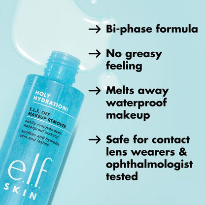 elf Cosmetics Holy Hydration! e.l.f. Off Makeup Remover. إيلف ترطيب رائع! مزيل المكياج من إي.إل.إف. - Princess Cosmetics Qatar