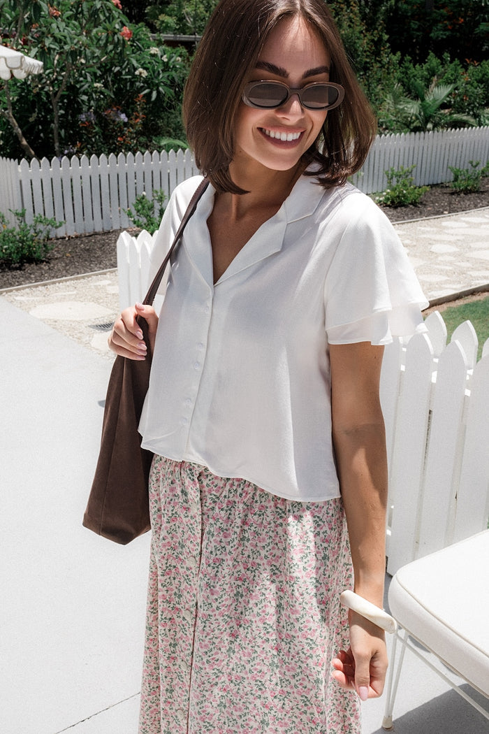 Ellie Blouse - White