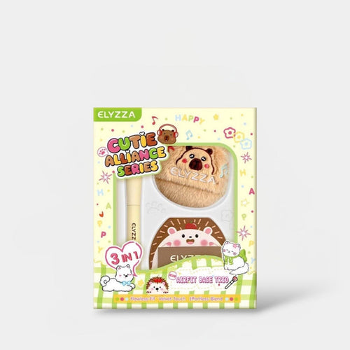 Elyzza Cutie Alliance Series 3-in-1 Airfit Base Trio مجموعة إليزا كيوتي ألاينس سيريز 3 في 1 إيرفيت بيس تريو - Princess Cosmetics Qatar