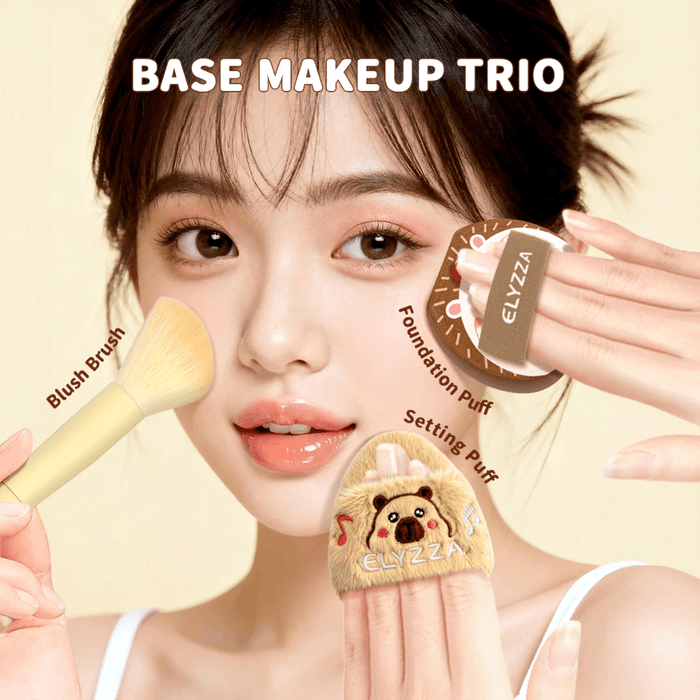 Elyzza Cutie Alliance Series 3-in-1 Airfit Base Trio مجموعة إليزا كيوتي ألاينس سيريز 3 في 1 إيرفيت بيس تريو - Princess Cosmetics Qatar