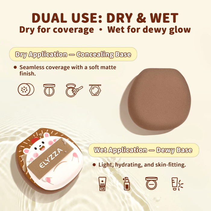 Elyzza Cutie Alliance Series 3-in-1 Airfit Base Trio مجموعة إليزا كيوتي ألاينس سيريز 3 في 1 إيرفيت بيس تريو - Princess Cosmetics Qatar