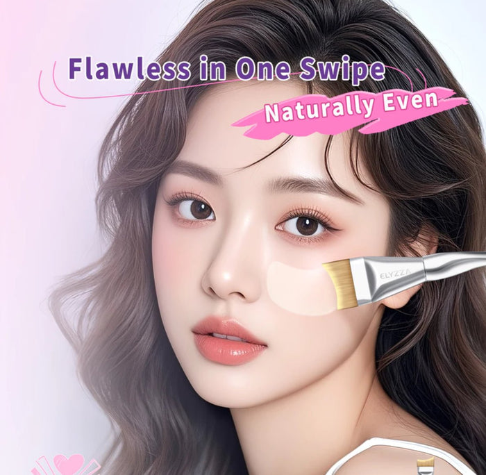 Elyzza Moon Curve Foundation Brush فرشاة كريم الأساس إليزا مون كيرف - Princess Cosmetics Qatar