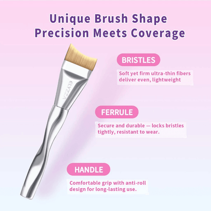 Elyzza Moon Curve Foundation Brush فرشاة كريم الأساس إليزا مون كيرف - Princess Cosmetics Qatar