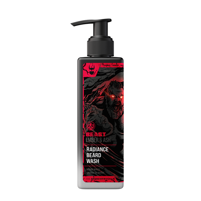 Beast: Ember & Ash Beard Wash. The Beard Struggle