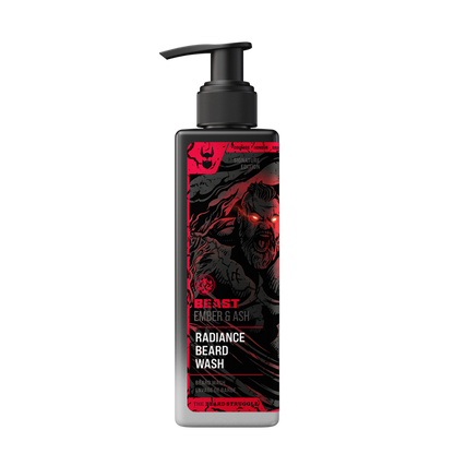Beast: Ember & Ash Beard Wash. The Beard Struggle