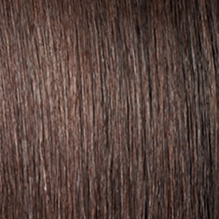 OUTRE kinky passion twist hair extensions in dark brown braid texture close-up