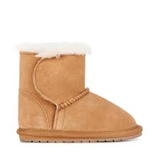 Emu Platinum Booties - Chestnut