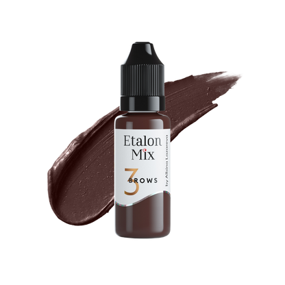 Etalon Mix №3 Cognac (Warm Brown-Haired) Hybrid Pigment 15ml Supreme Permanent