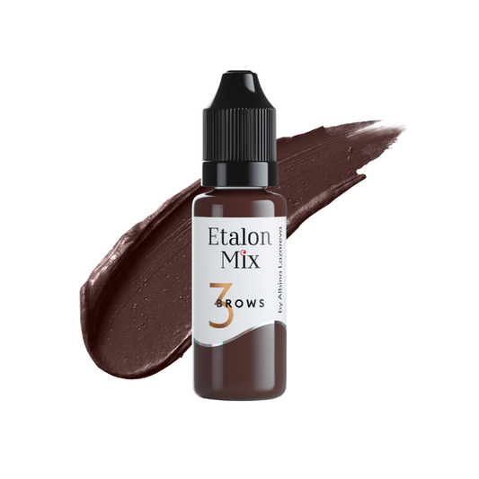 Etalon Mix №3 Cognac (Warm Brown-Haired) Hybrid Pigment 15ml Supreme Permanent