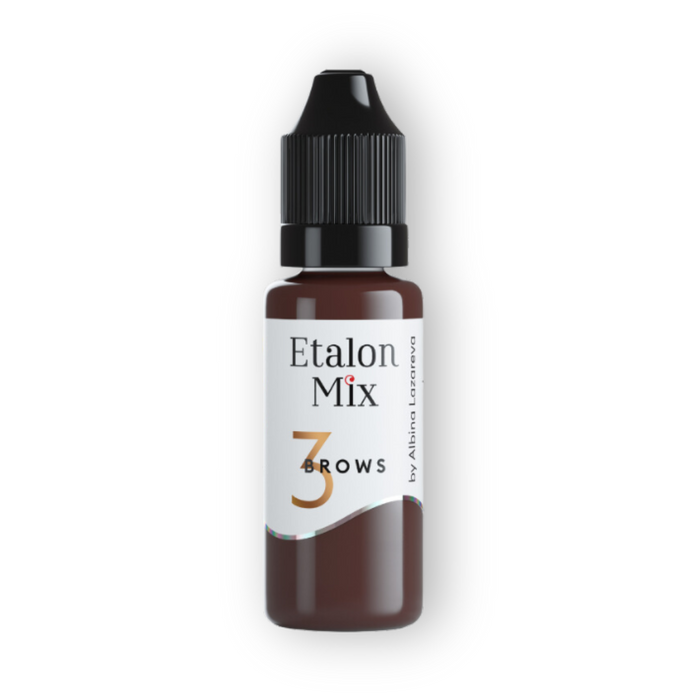 Etalon Mix №3 Cognac (Warm Brown-Haired) Hybrid Pigment 15ml Supreme Permanent