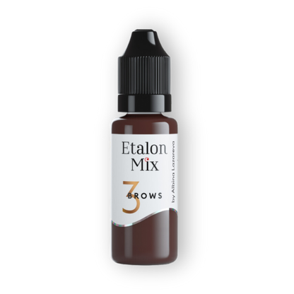 Etalon Mix №3 Cognac (Warm Brown-Haired) Hybrid Pigment 15ml Supreme Permanent