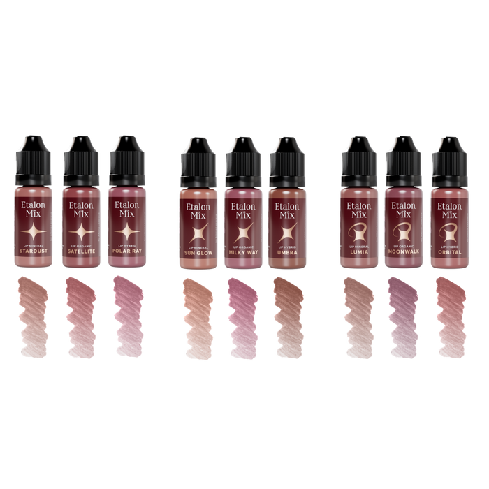 NEW Etalon Mix Favor Lip Pigments Set 10ml Supreme Permanent