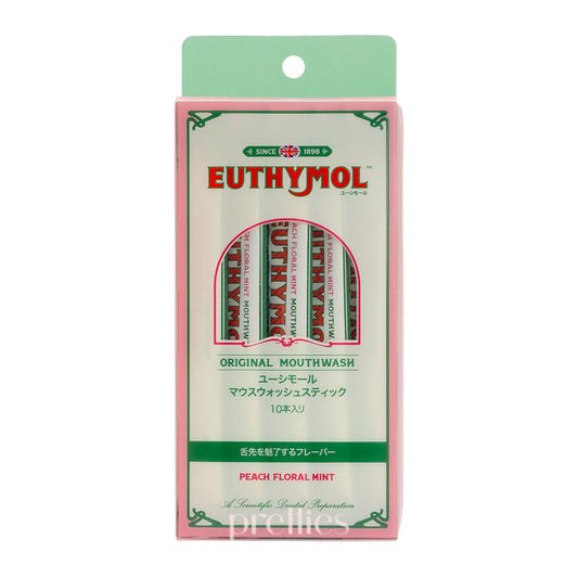 EUTHYMOL Original Mouthwash 10 Sticks (Peach Floral Mint)